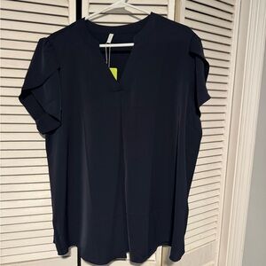 Elegant Navy Women's Top